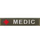 

Нашивка "MEDIC" / олива, липучка