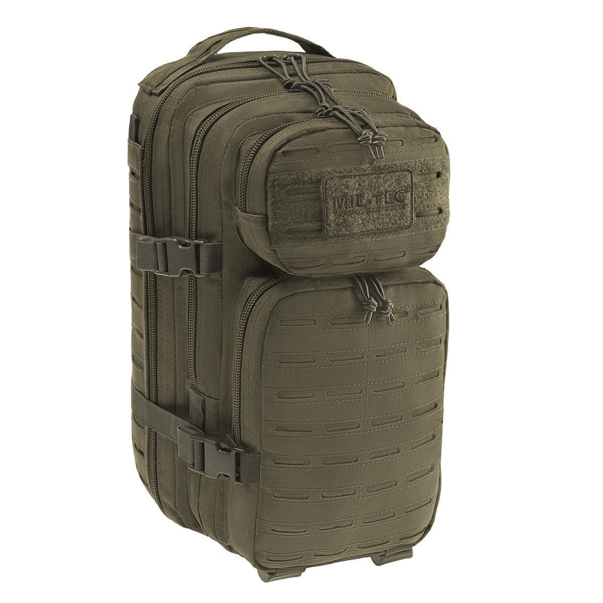 

Рюкзак Mil-Tec 20л. Laser CUT Olive Олива - военный тактический, Оливковый