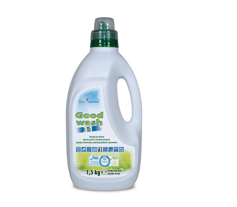 

Экологический гель для стирки 3 в 1 (1,5 кг) Good wash, Ecovariant