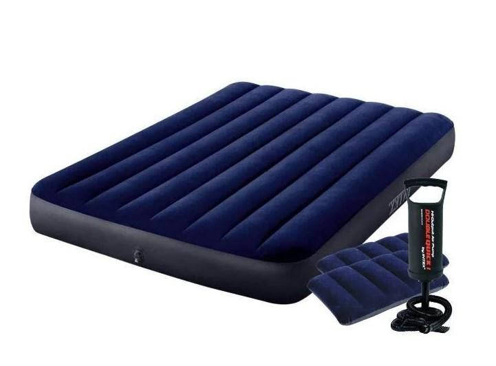 

Надувной матрас 191x137x25 см Іntex с подушкой и ручным насосом