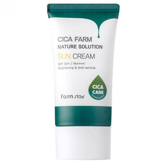 

Крем солнцезащитный Farm Stay Cica Farm Nature Solution Sun Cream SPF50+ PA++++ 50 g