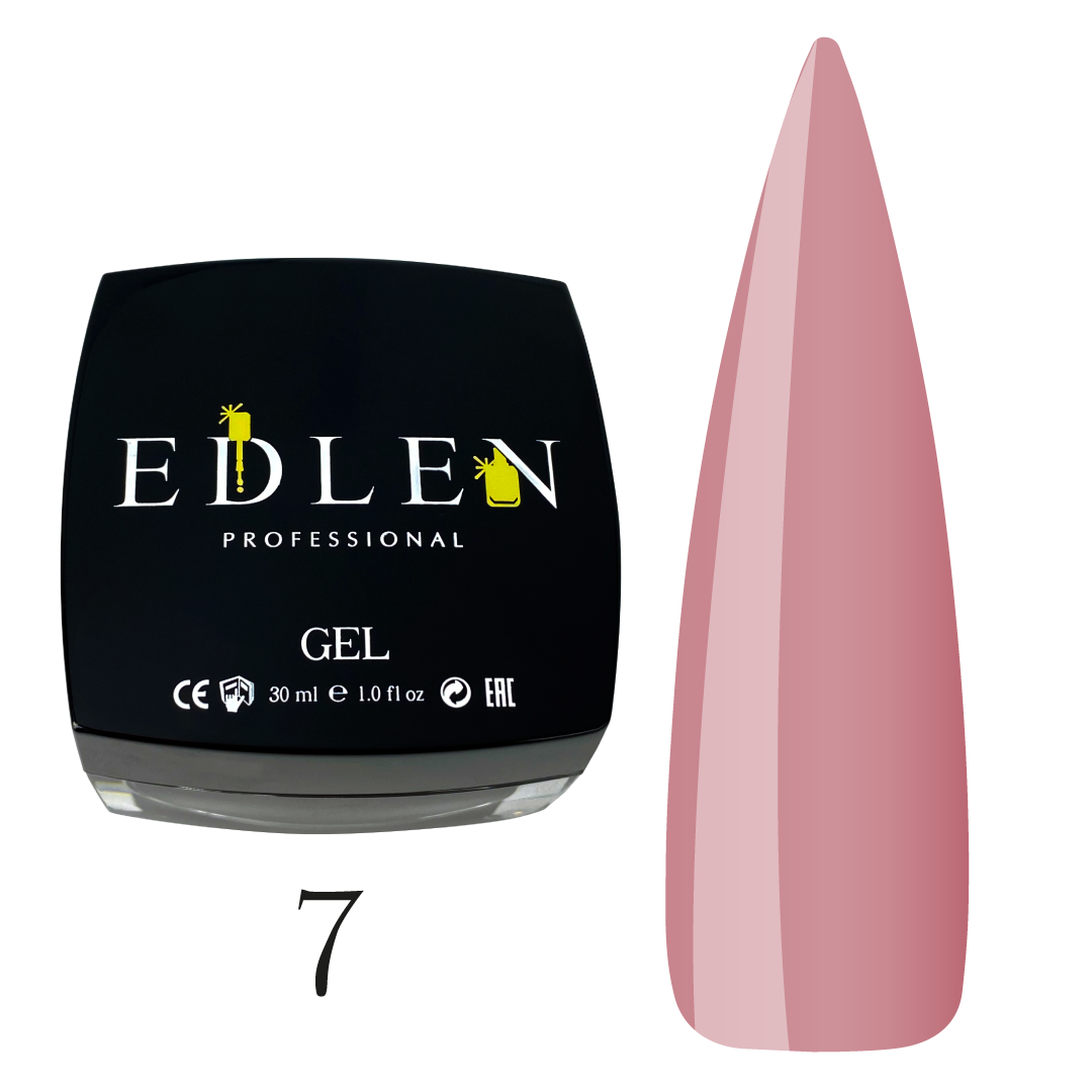 

Гель моделюючий Edlen Builder Gel №7 50 мл, Розовый