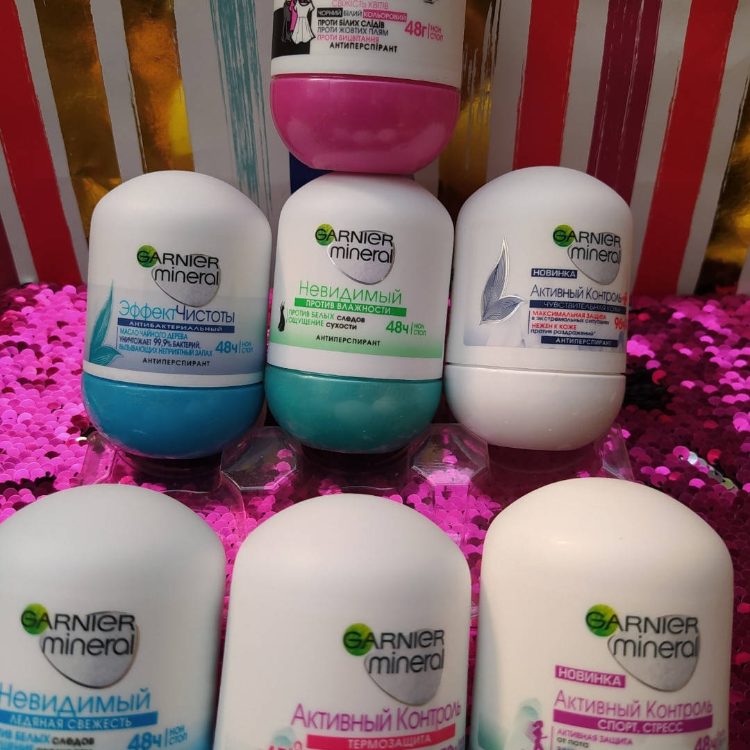 

Дезодорант шариковый Garnier Mineral Контроль (50мл) В ассортименте