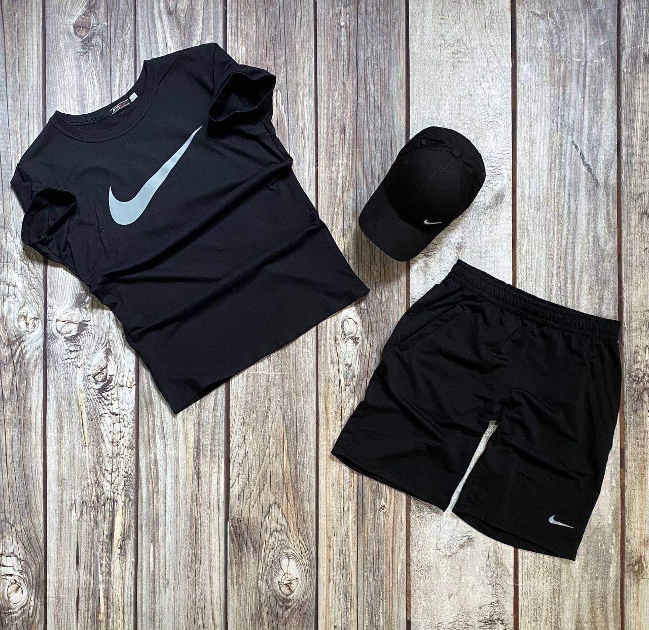 

Мужской спортивный костюм (футболка+шорты) Nike, Разные цвета