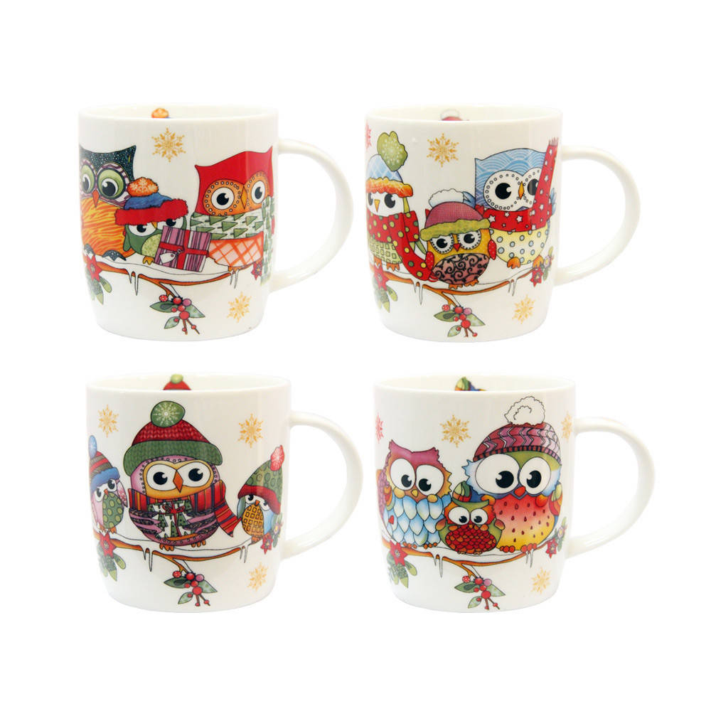 

Кружка OLens Зимняя Сова 35383-17 300 мл, Разные цвета