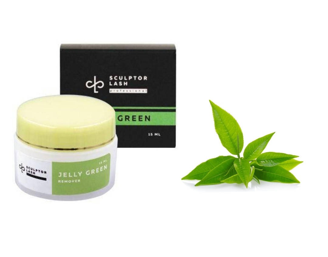 

Ремувер желе "JELLY GREEN" 15 мл Sculptor lash
