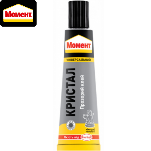 

Клей прозрачный полиуретановый универсальный Момент Кристалл 30 мл