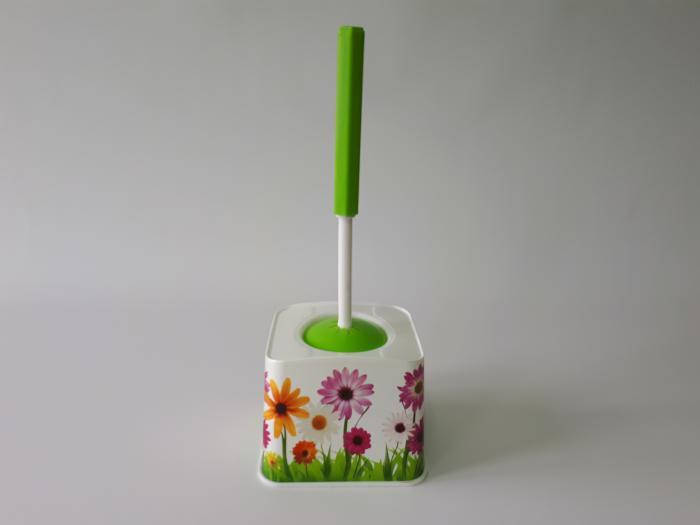 

Ёршик для туалета пластмассовый, с рисунком №388 "Elif Plastik" L 33 cm., Разные цвета