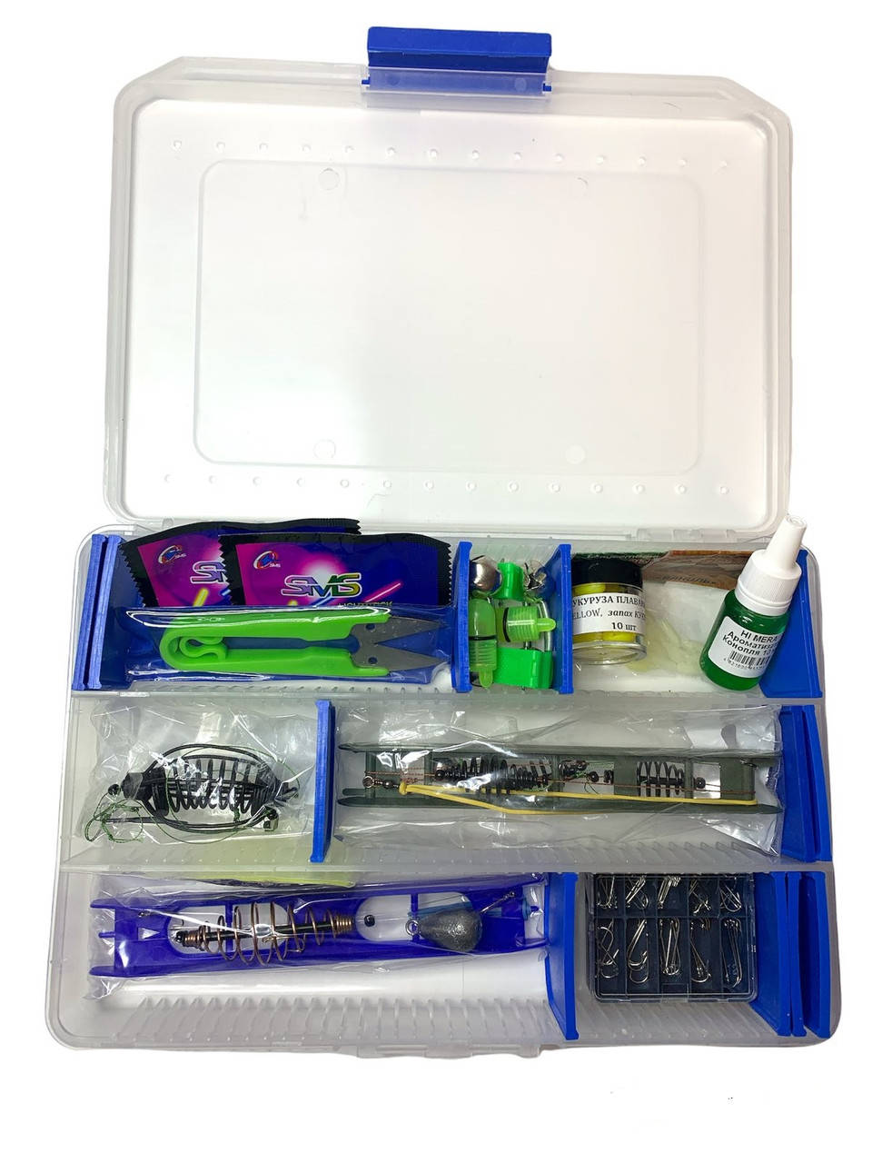 

НАБОР снастей для летней рыбалки в коробке КУ-260-3