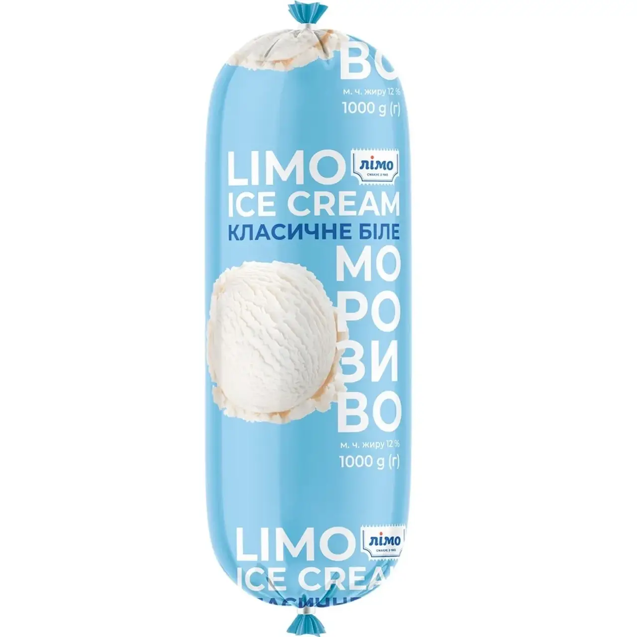 

Морозиво "Limo Ice Cream" в полімерному рукаві 1200г