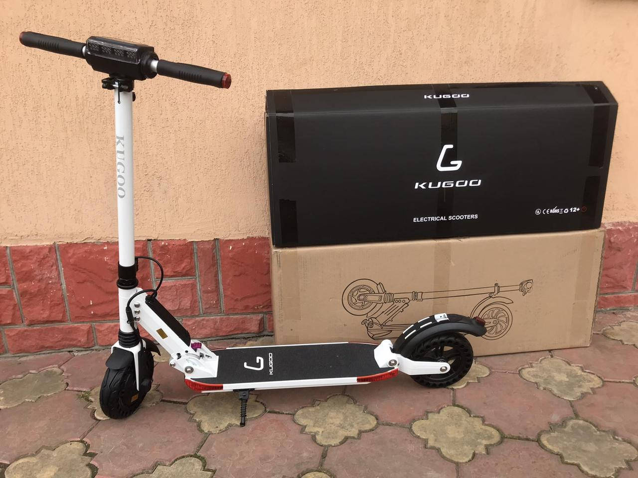 

Электросамокат Kugoo S3 Pro Jilong ОРИГИНАЛ, колёса 8" (белый) чёрный. Мотор 350W. До 120 кг. Гарантия 1 год!