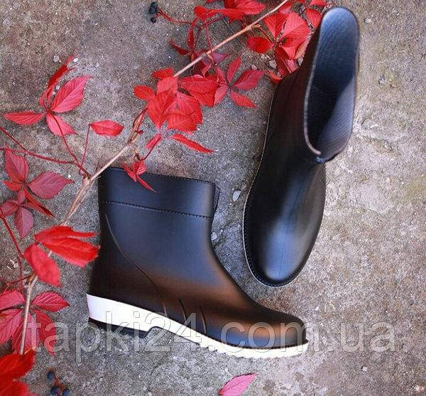 

Сапоги резиновые женские полусапожки 36-40