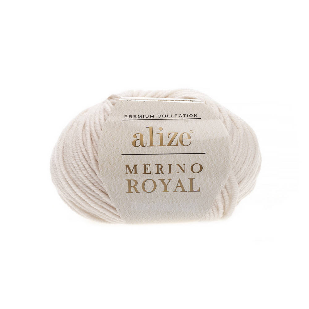 

67 Пряжа Alize Merino Royal слоновая кость