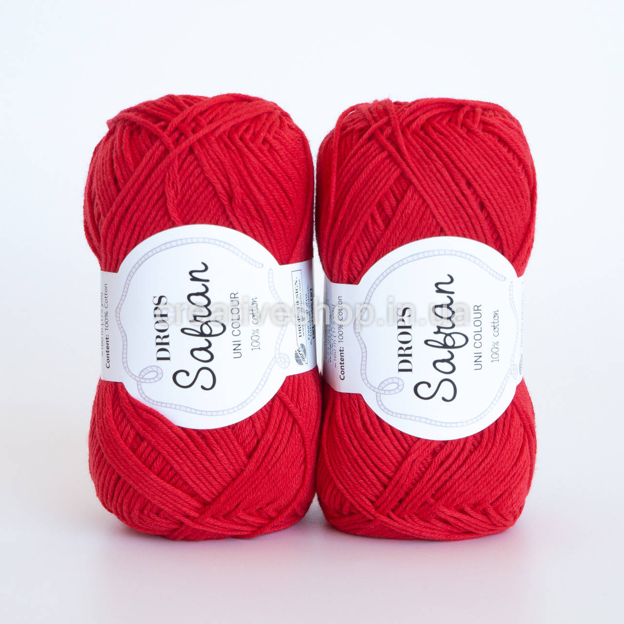 

Пряжа DROPS Safran (цвет 19 red), Красный
