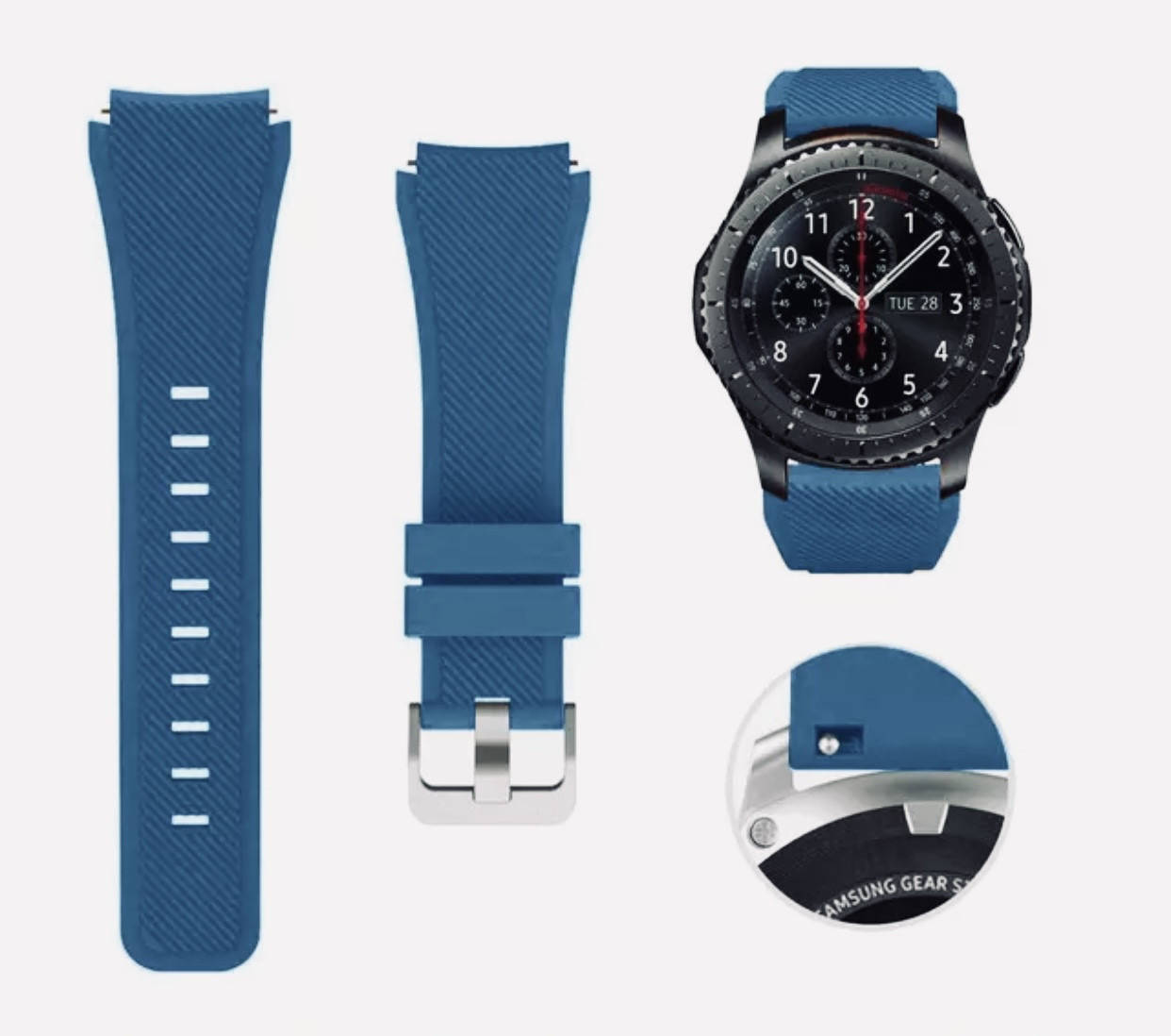

Ремешок на часы 22 мм. Samsung Galaxy Watch 46 mm ( Gear S3 Classic,Frontier)