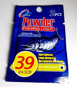 

Светляк Powder Fishing Light 4,5 х 39, 2шт