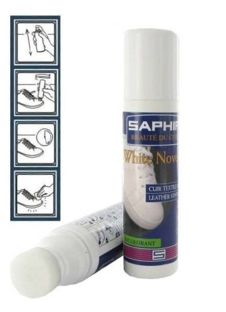 

Краситель Для Белых Кожаных Изделий Saphir Novelys White 75ml, Белый