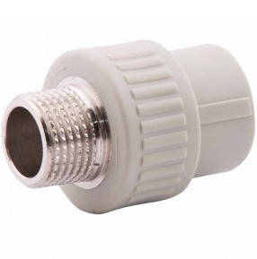 

Муфта с наружной резьбой 25x1/2” Alfa Plast, Серый