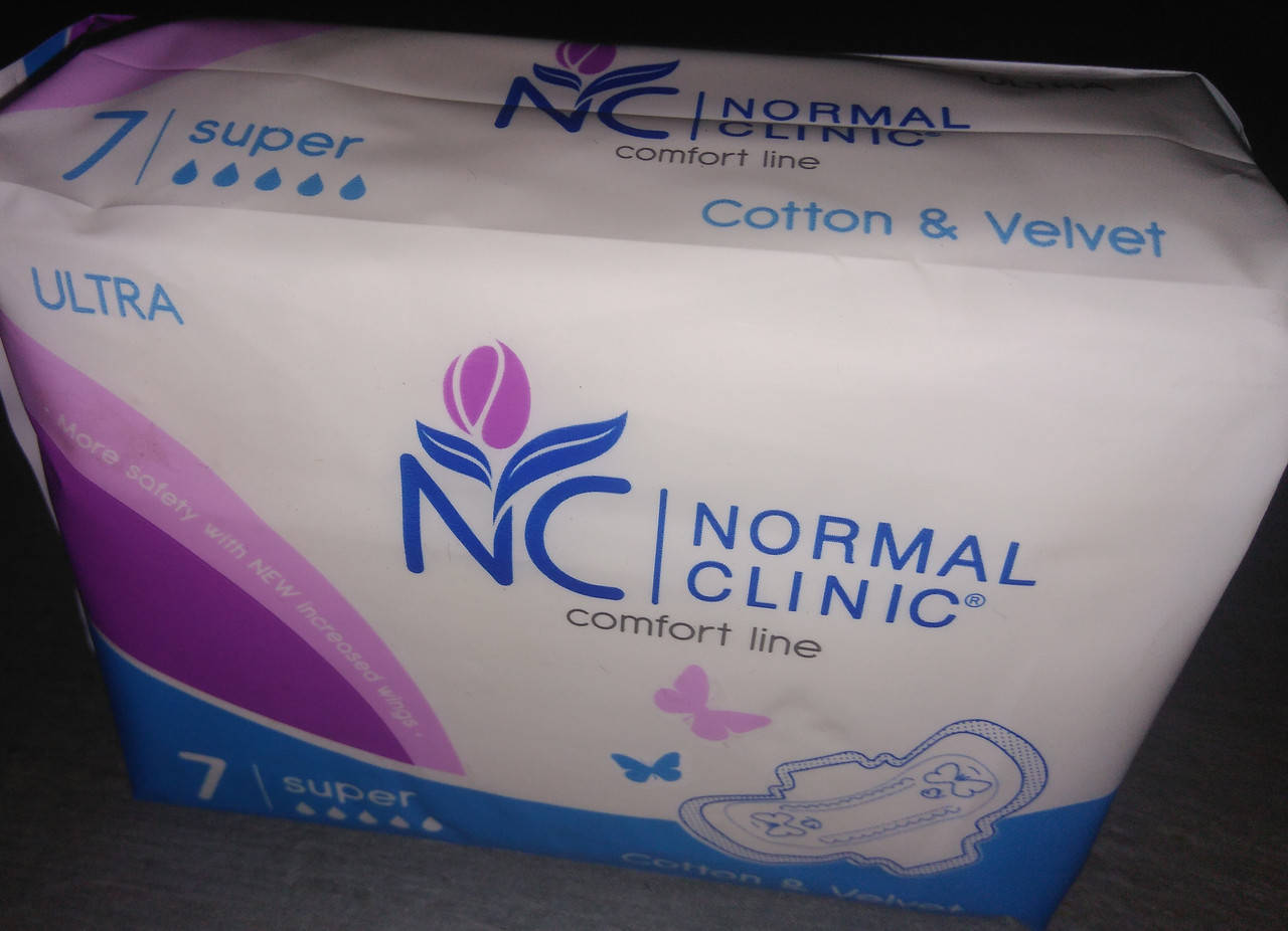 

NormalClinic щоденні гіг. прокладки - ultra Comfort - cotton&slim - в інд. пакуванні, 180 мм/уп=20