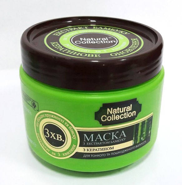 

Маска для волос с экстрактом бамбука Natural Collection