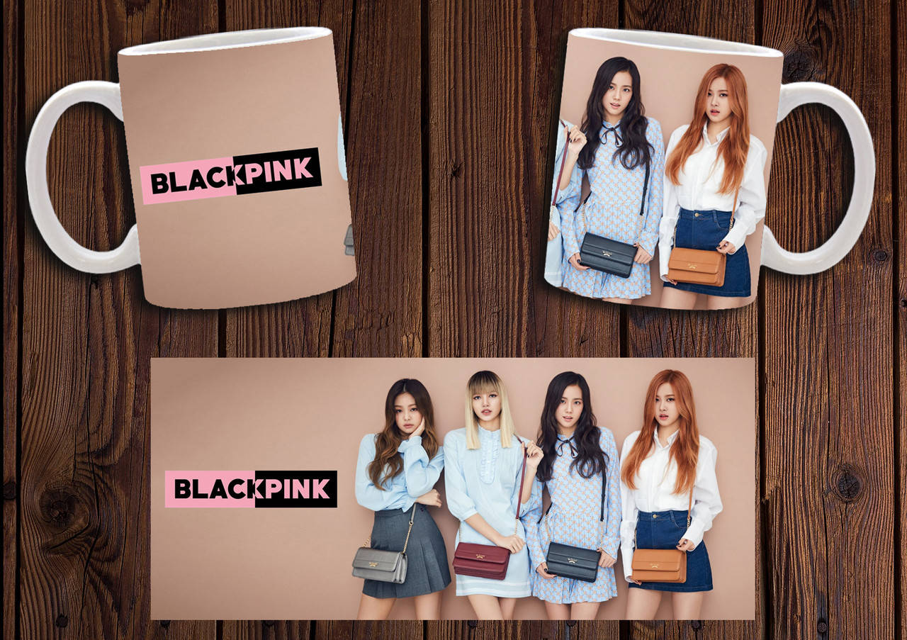 

Чашка "BLACKPINK" / Кружка Блэкпинк №8, Белый