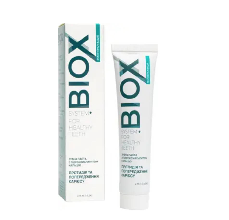 

Зубная паста для противодействия кариеса Biox 99100856101 75 мл