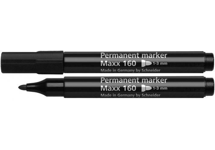 

Маркер перманентный Schneider Maxx 160 1-3 мм черный
