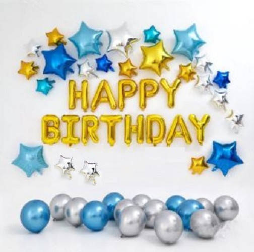 

Набор шаров на день рождения, "HAPPY BIRTHDAY" 041