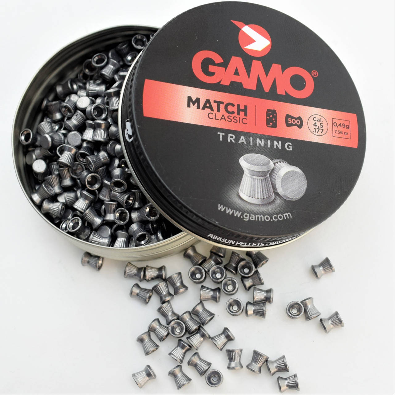 

Пули GAMO Match 500 шт. кал.4.5, 0.49 гр