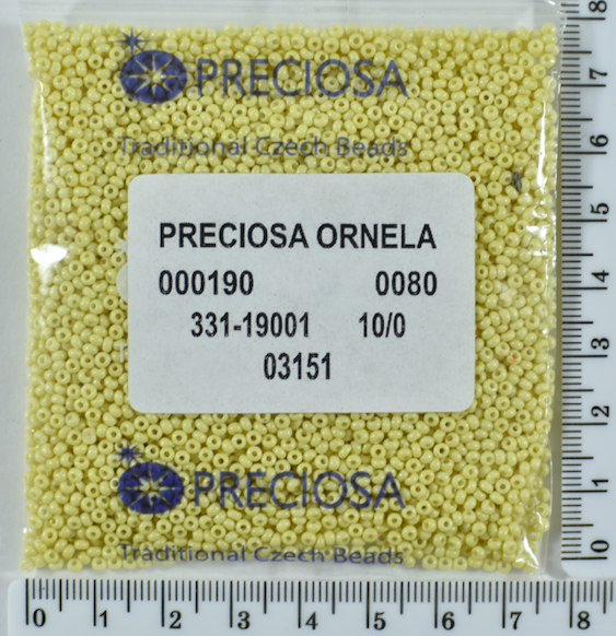 

Бисер PRECIOSA №10/0 натур №03151 пакет 50 грамм уп=1пакет