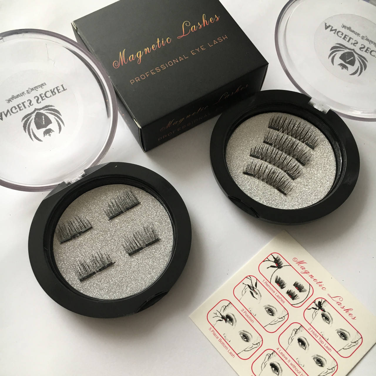 

Накладные ресницы на магнитах Magnetic Eyelashes. Магнитные ресницы