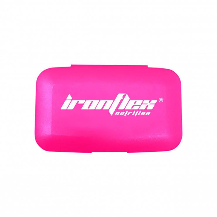 

Таблетница IronFlex Pill Box Розовая