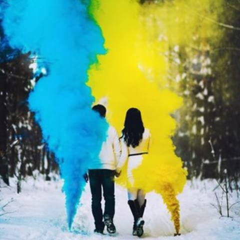 

Цветной дым для патриотов, 60 секунд, 9 цветов