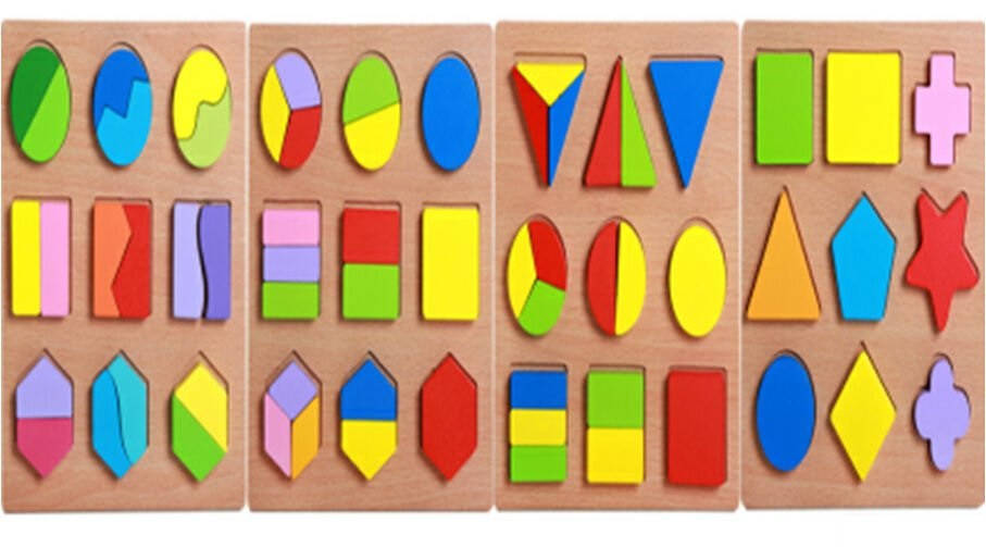 

Деревянная игра для детей С 48550, Рамка-вкладыш