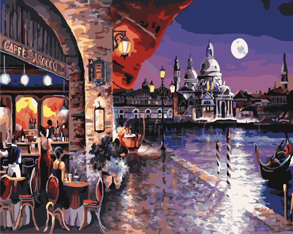 

Картины по номерам Ночная Венеция (BK-GX7620) 40 х 50 см (Без коробки)