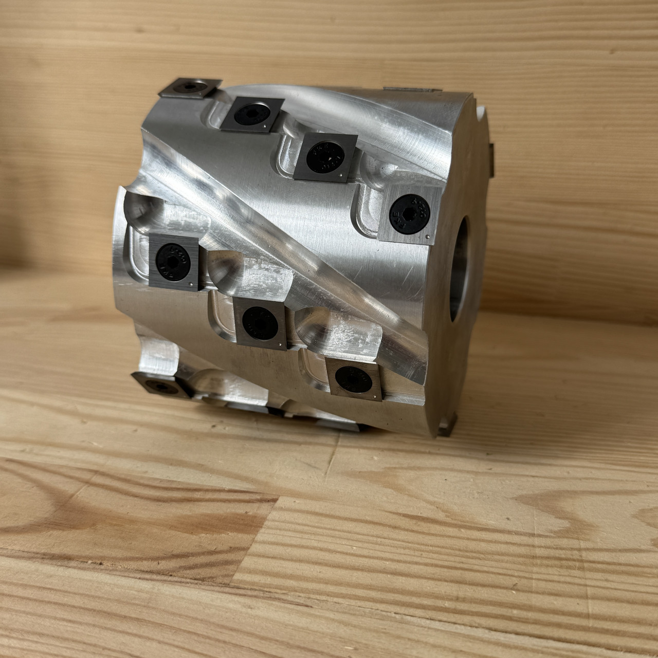 Шейперна куля зі змінними ножами, алюмінієвий корпус D125-160хd32-50xB26-242xZ4+4 140, 242