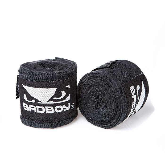 

Бинты для бокса 4 метра BadBoy с чехлом черные пара