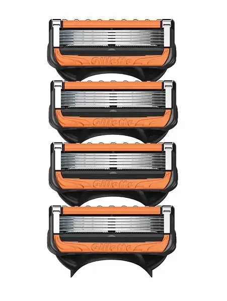 

Сменные картриджи для бритья (Лезвия) Gillette Fusion 5, 4 шт без упаковки