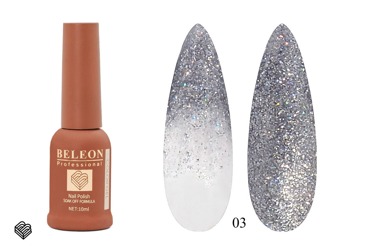 

Гель-лак BELEON Platinum Diamond 10мл №03