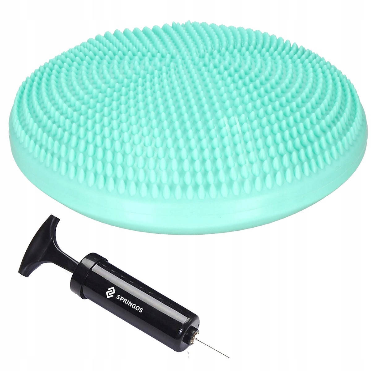 

Балансировочная подушка (сенсомоторная) массажная Springos FA0077 Mint, Зелёный