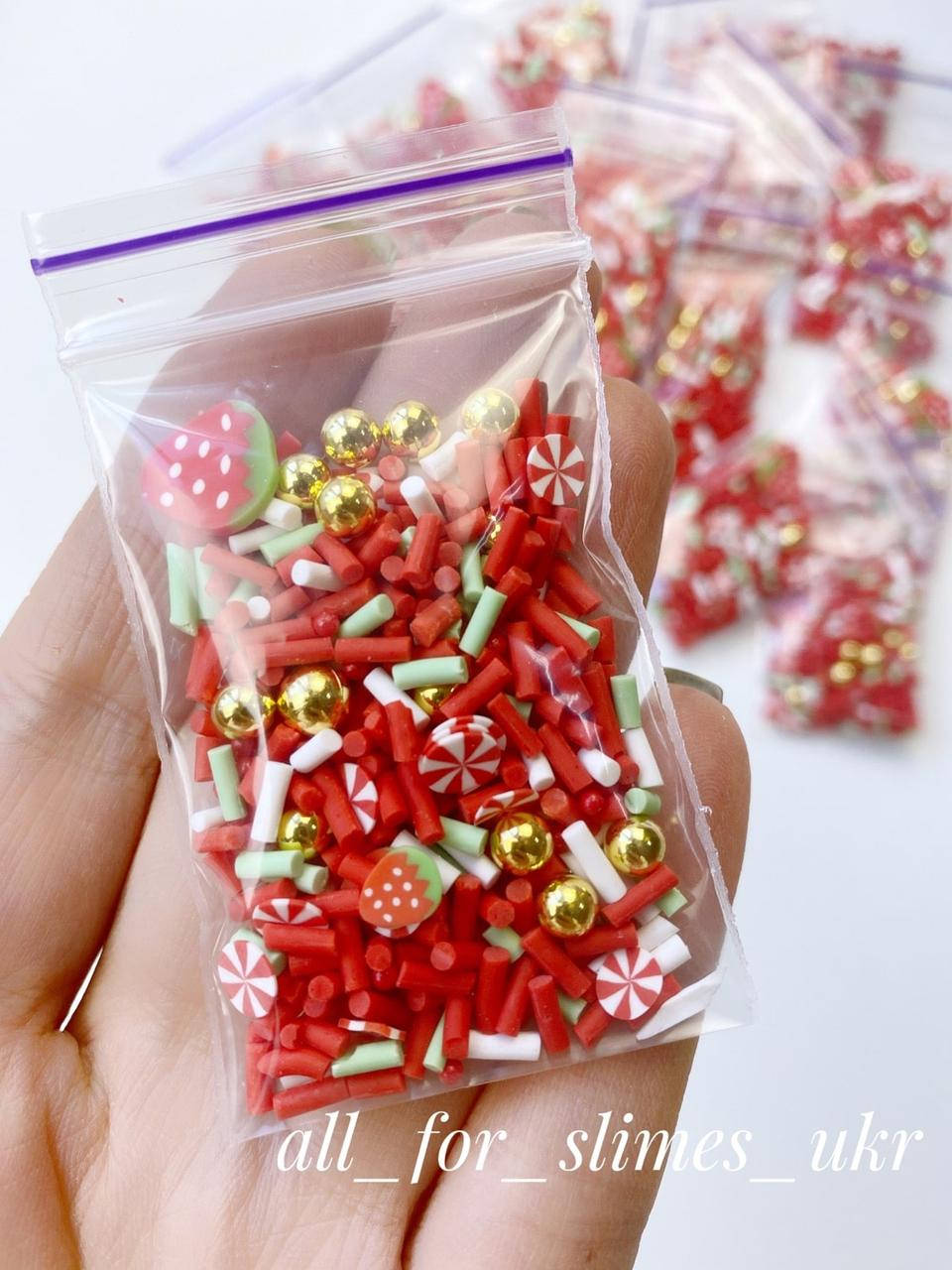 

Посыпка для слайма "Red shake", 10 мл