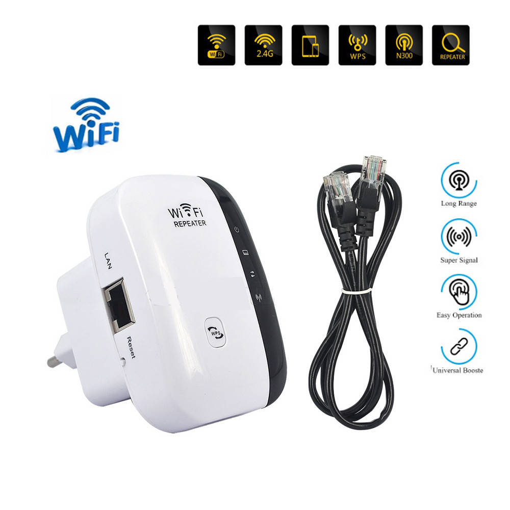

Ретранслятор усилитель сигнала WIFI REPEATER, Усилитель Wi-Fi, 300 Мбит/с, 802.11N