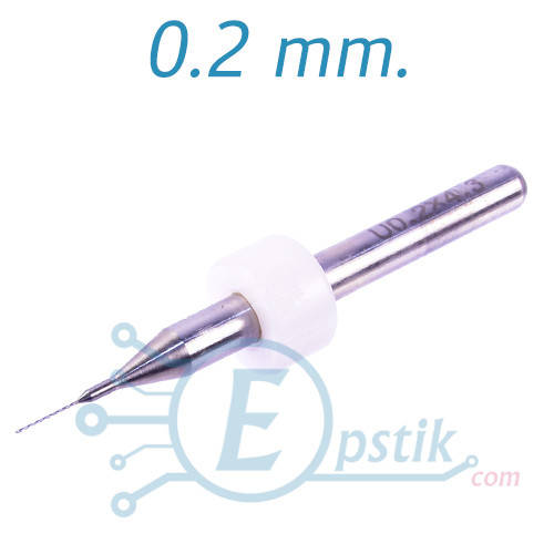

Сверло твердосплавное Ø 0.2мм., 3.175мм.