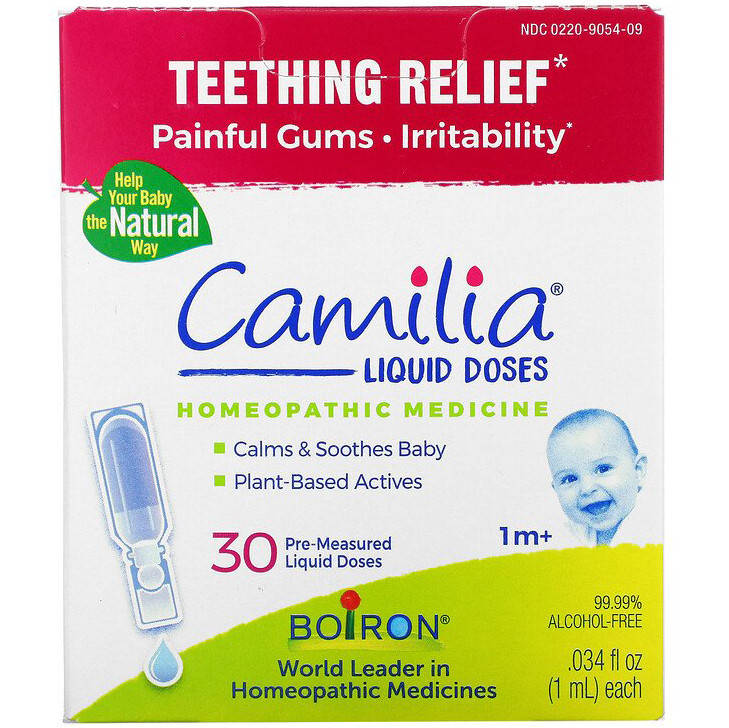 

Капли при прорезывании зубов Boiron, Camilia "Teething Relief" для младенцев от 1 месяца (30 доз)