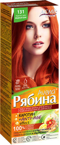 

Краска для волос РЯБИНА AVENA NEW - 131 Медный шик