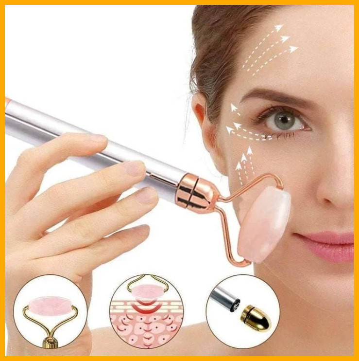 

Электрический кварцевый массажер для лица Flawless Facial Roller Massager