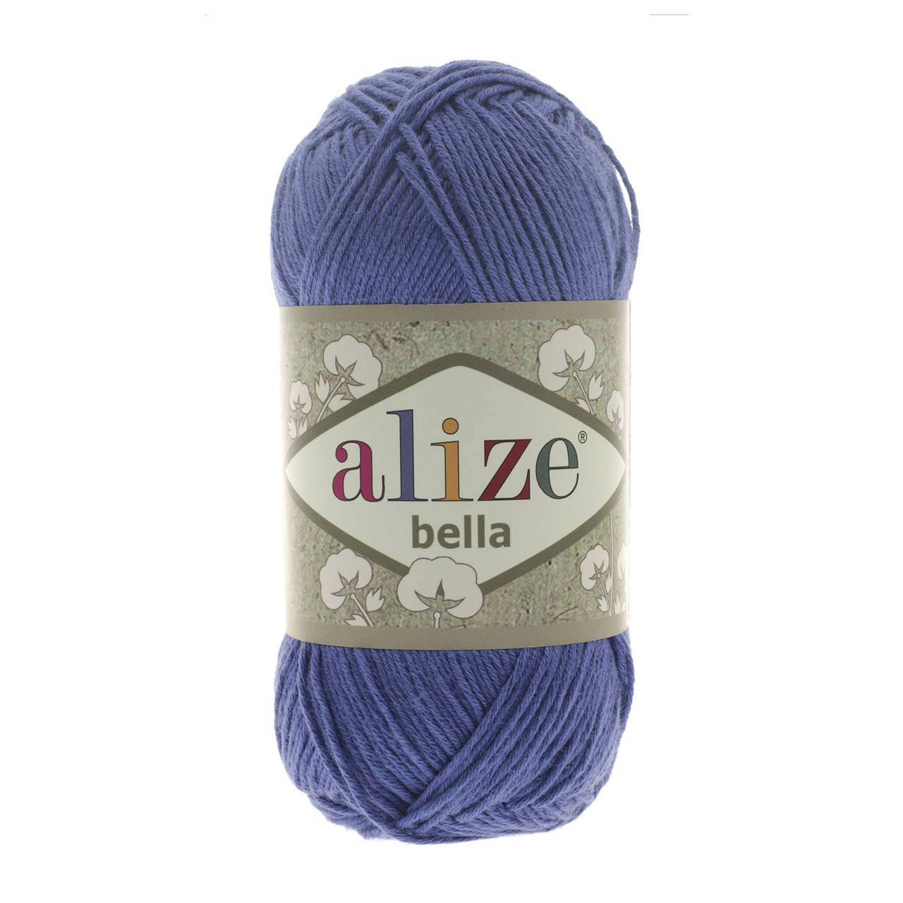 

Alize Bella 100 (Ализе Белла 100) ярко-синий № 333 (пряжа хлопок, нитки для вязания)