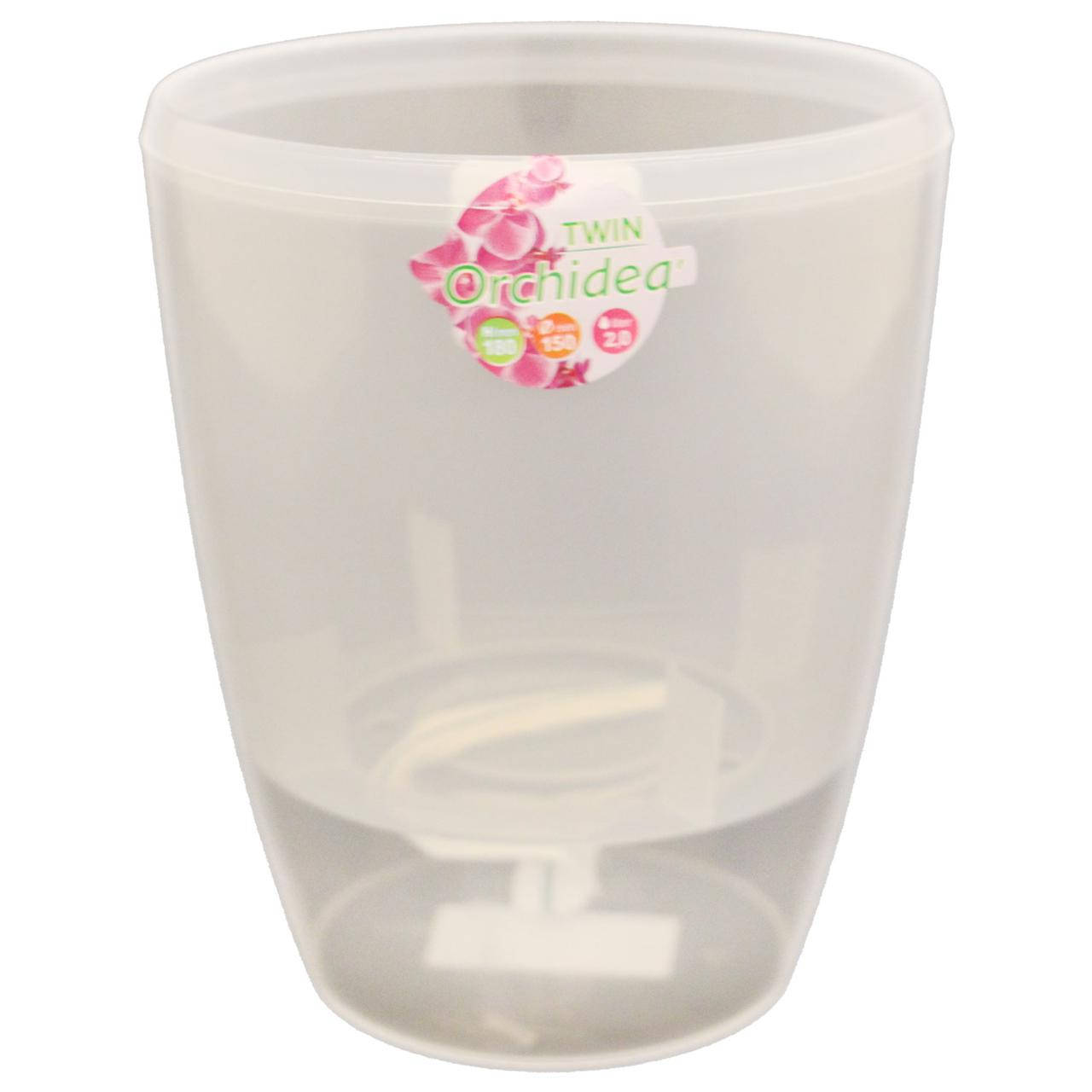 

Орхидейница с автополивом Orhidea TWIN прозрачный 1,3 л (O1 TRA)