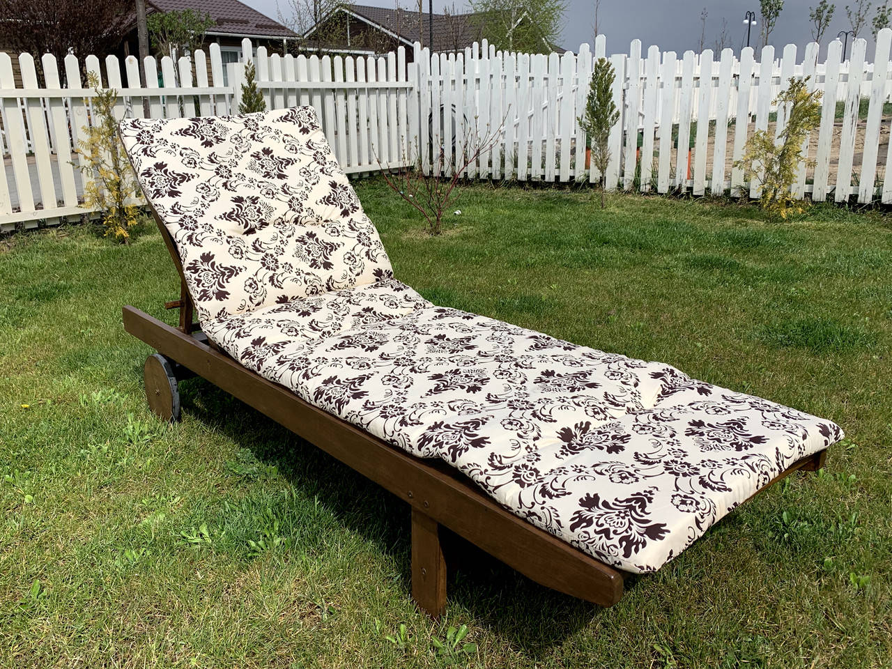 

Матрас на шезлонг Кедр на Ливане серия Light 195x60x4 см Цветы (1022)