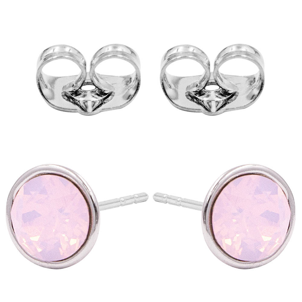 

Серьги-гвоздики родий Swarovski Камень 0,8 см (на основании)